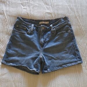 Levi's Women's Mid Length Jean Shorts